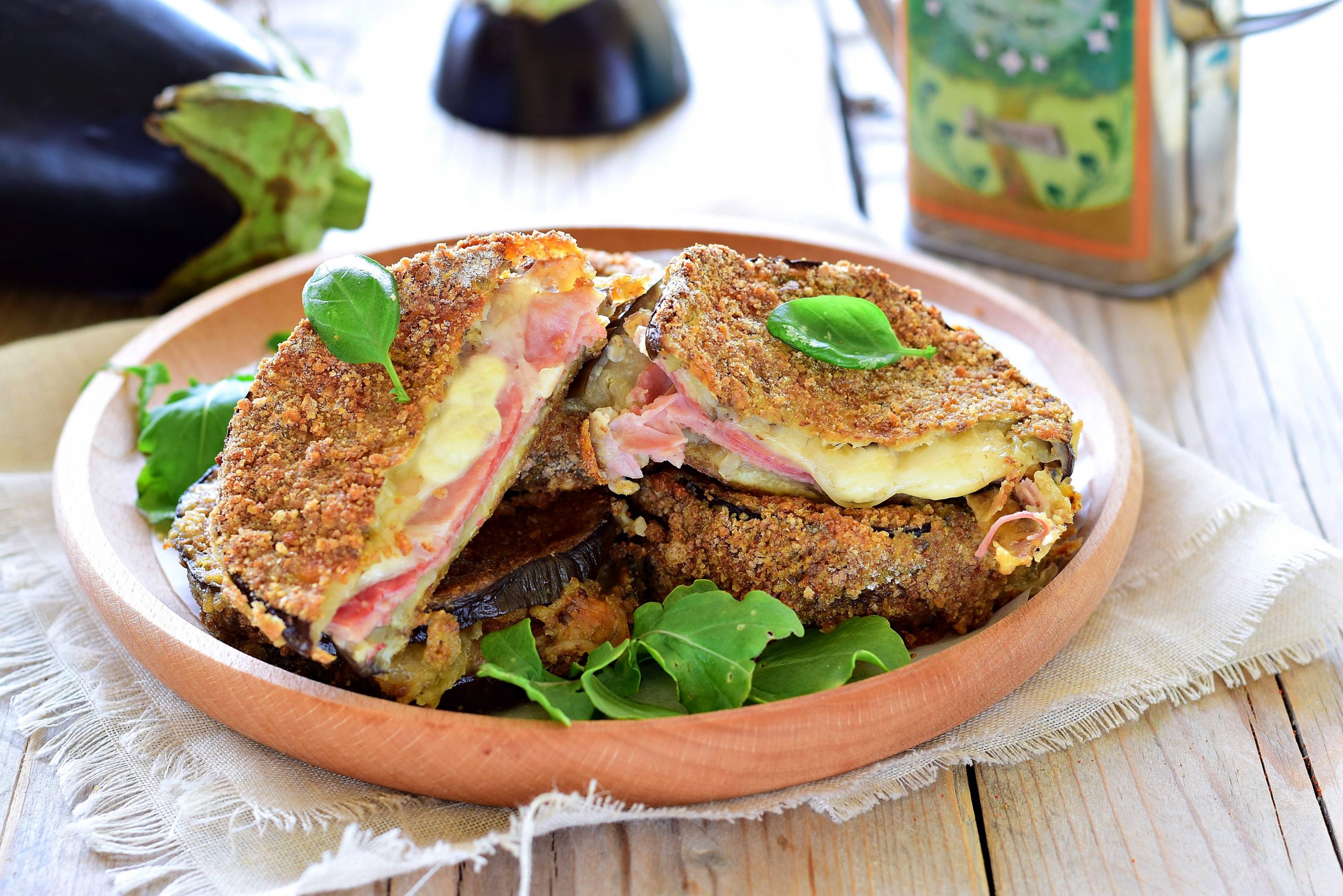 ricetta cotolette di melanzane ripiene al forno