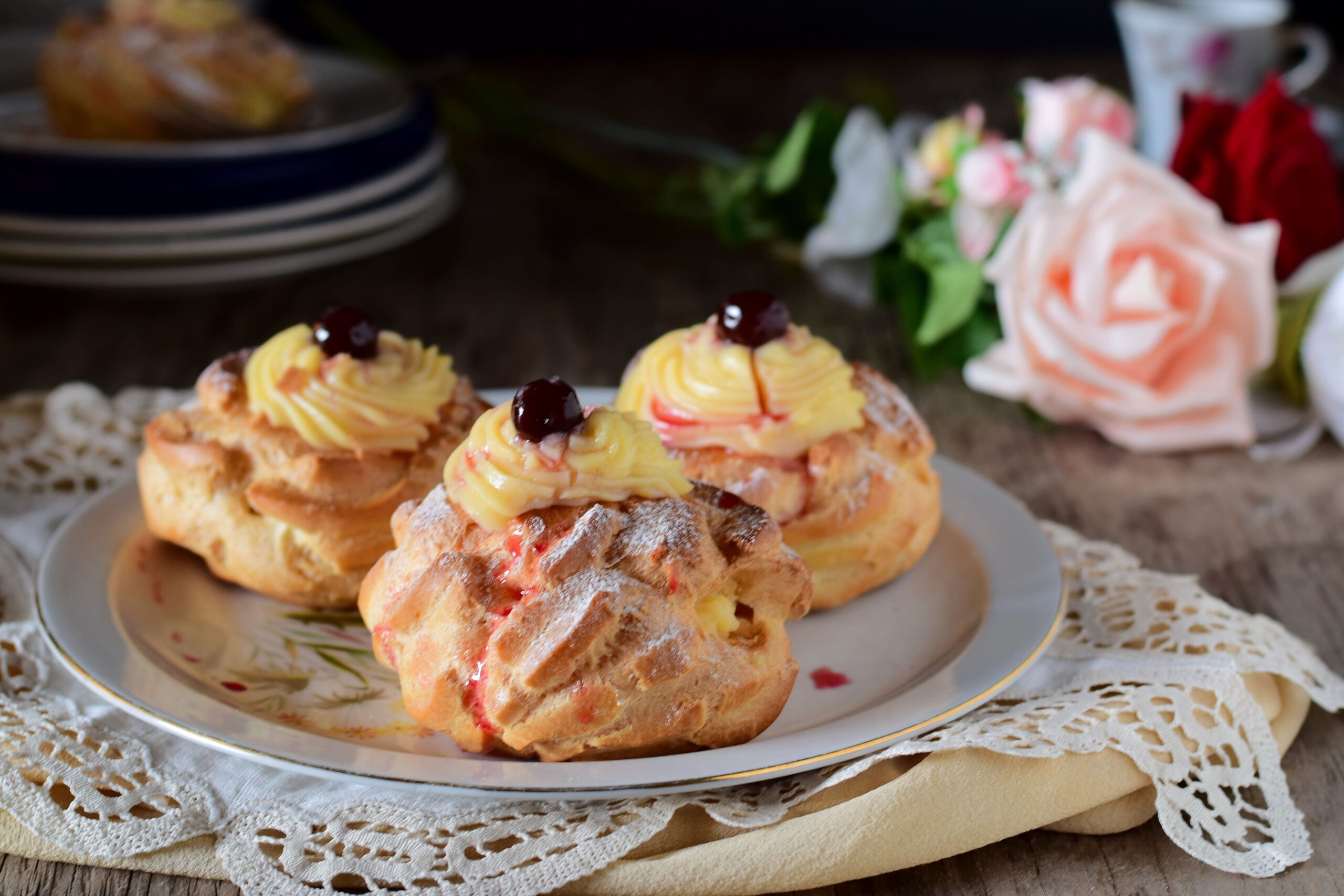 Zeppole Di San Giuseppe Al Forno Con Tanta Crema | Lapasticceramatta