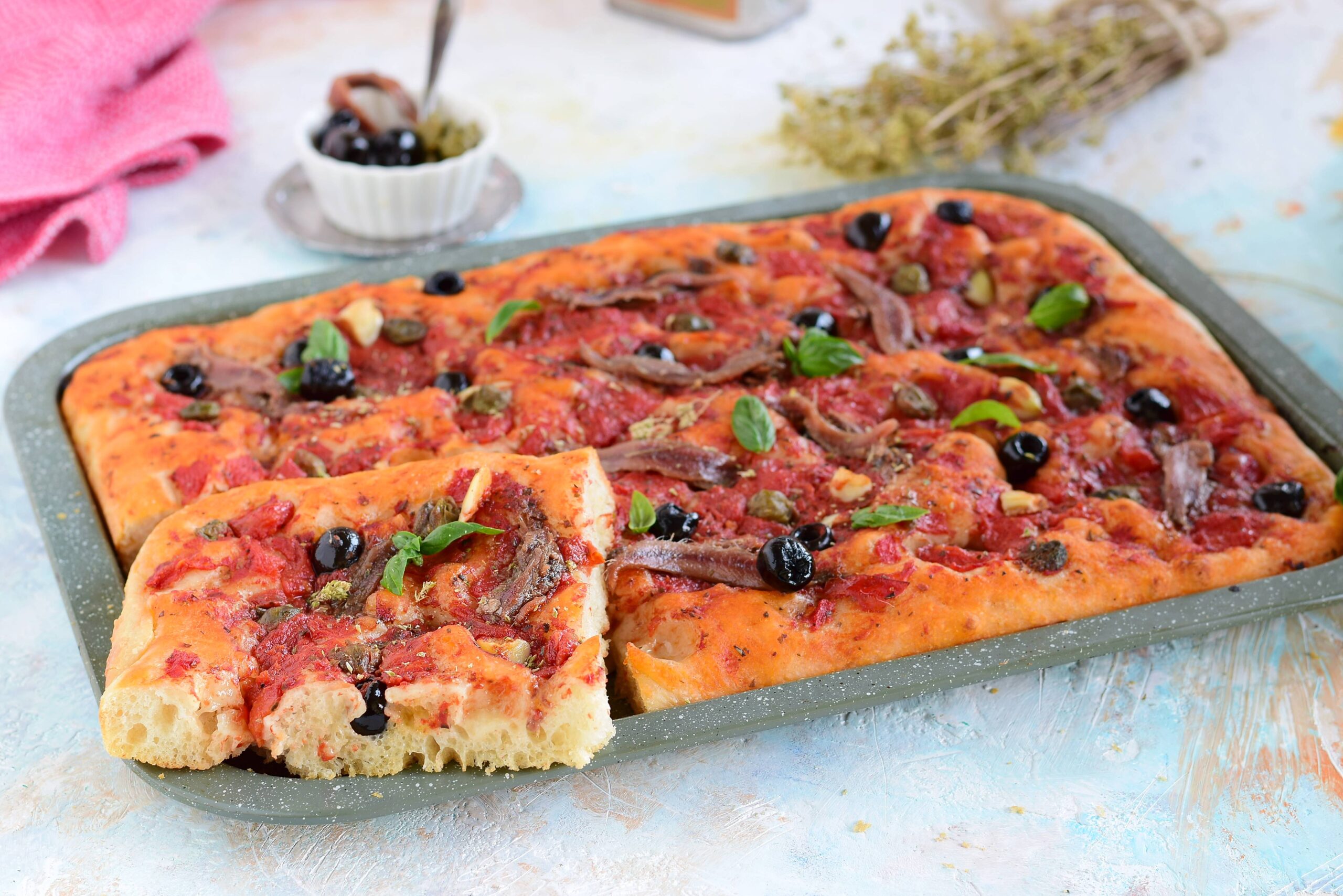 Sardenaira focaccia ligure morbida Lapasticceramatta