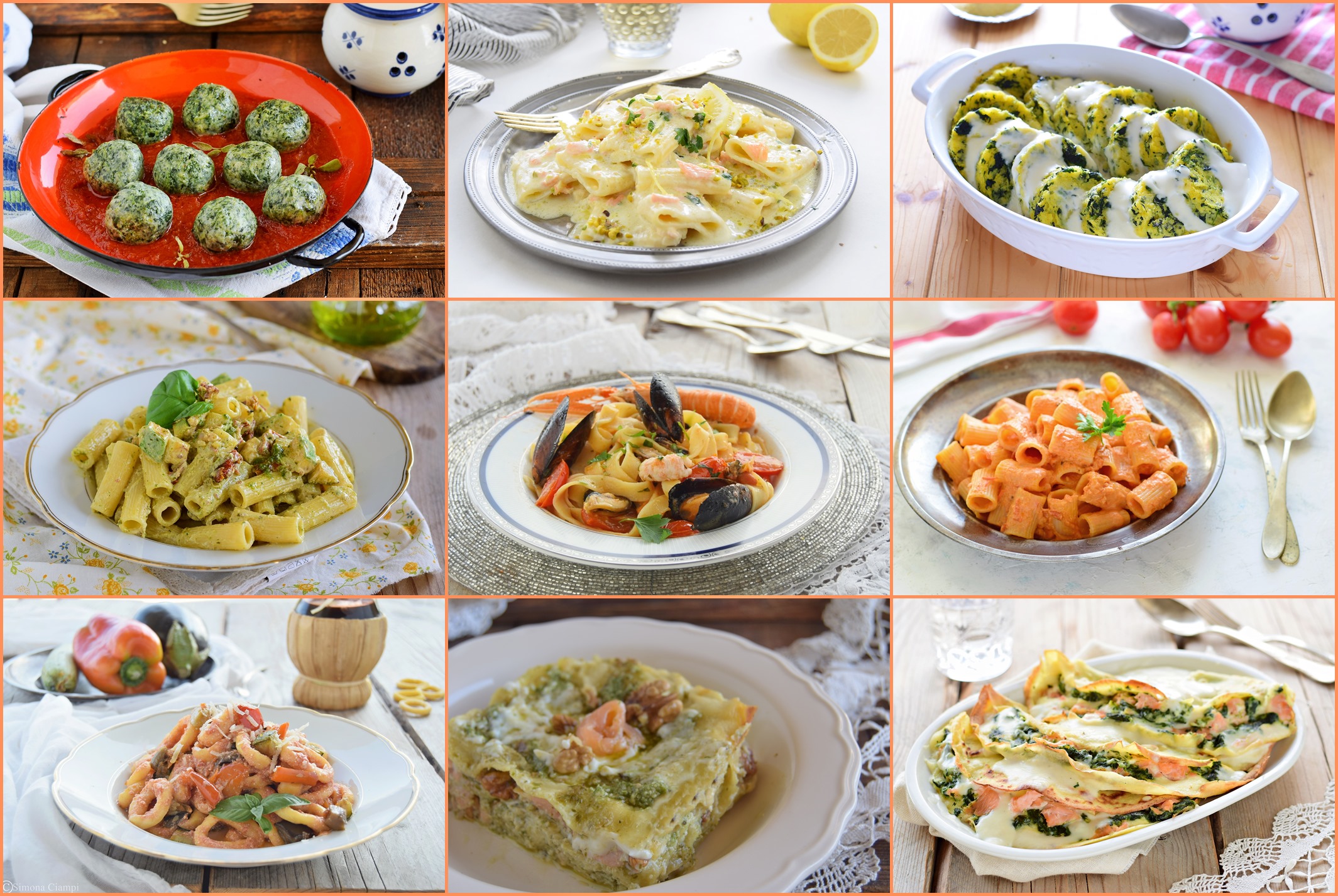 Primi piatti per la vigilia vegetariani e di pesce