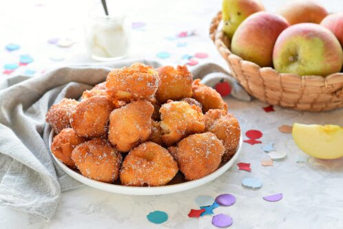 Frittelle con ricotta e mele-si fanno in 10 minuti
