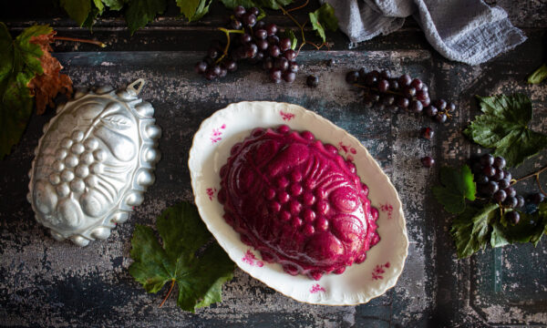 Budino di uva fragola