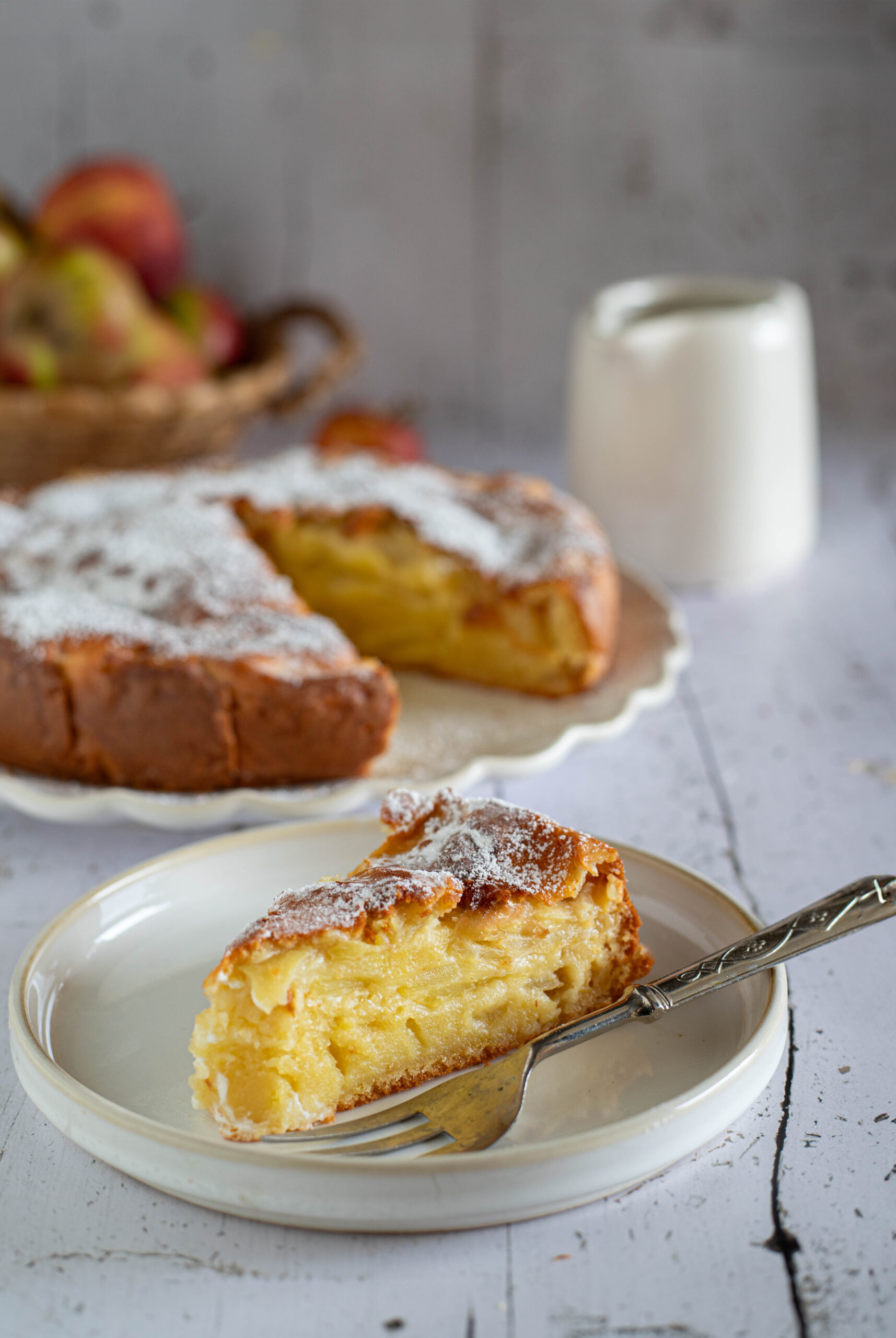 Torta tutta mele cremosa allo yogurt-si scioglie in bocca