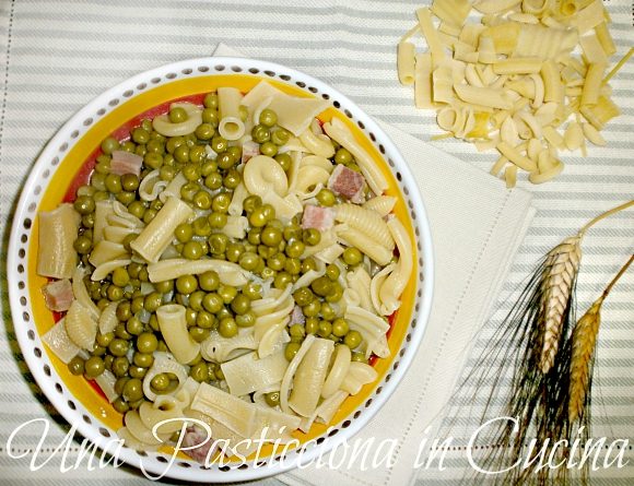 Pasta e Piselli con Pancetta