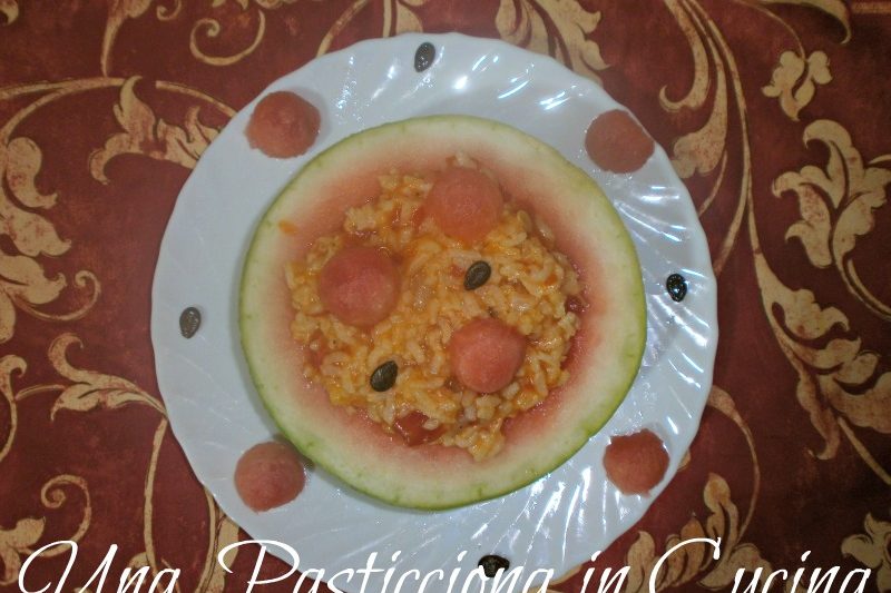 Risotto al melone (anguria)