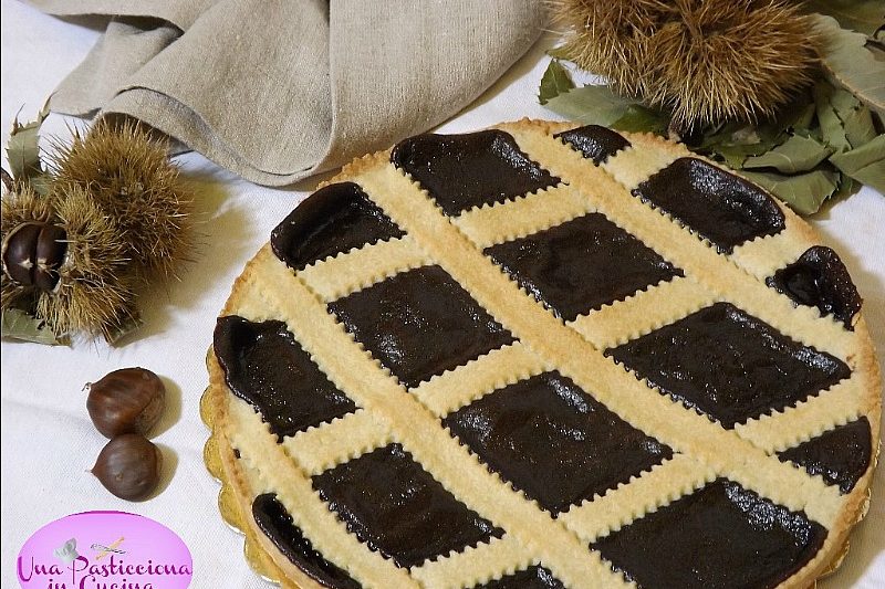 Crostata con Marmellata di Castagne e Cacao