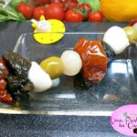 spiedini di mozzarella pomodorini e olive ricetta