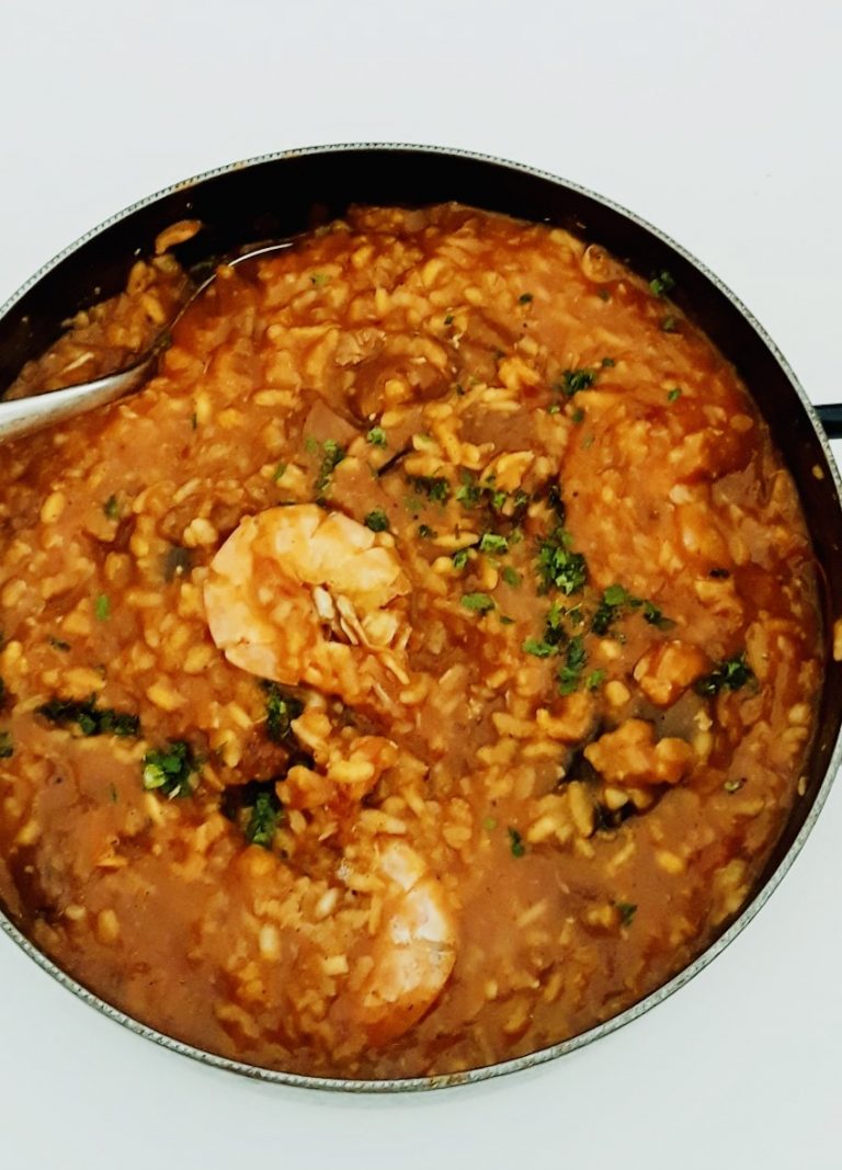 Risotto alla marinara con pomodoro buonissimo ma dai tempi un po' lunghi