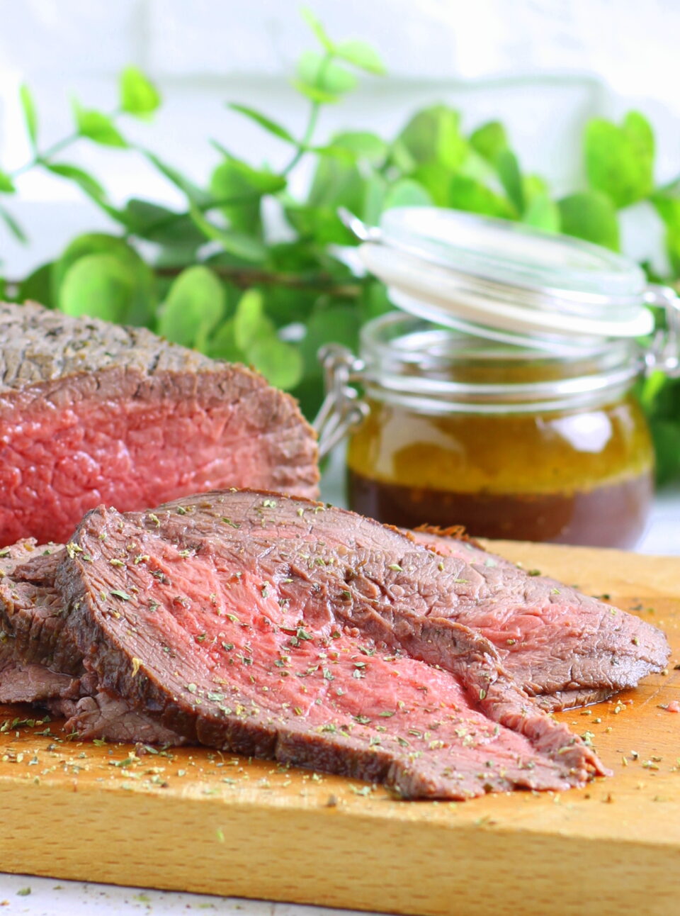 Roast beef cotto in pentola a pressione