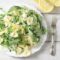 Il segreto della mia pasta fredda: feta, rucola, cetrioli e limone