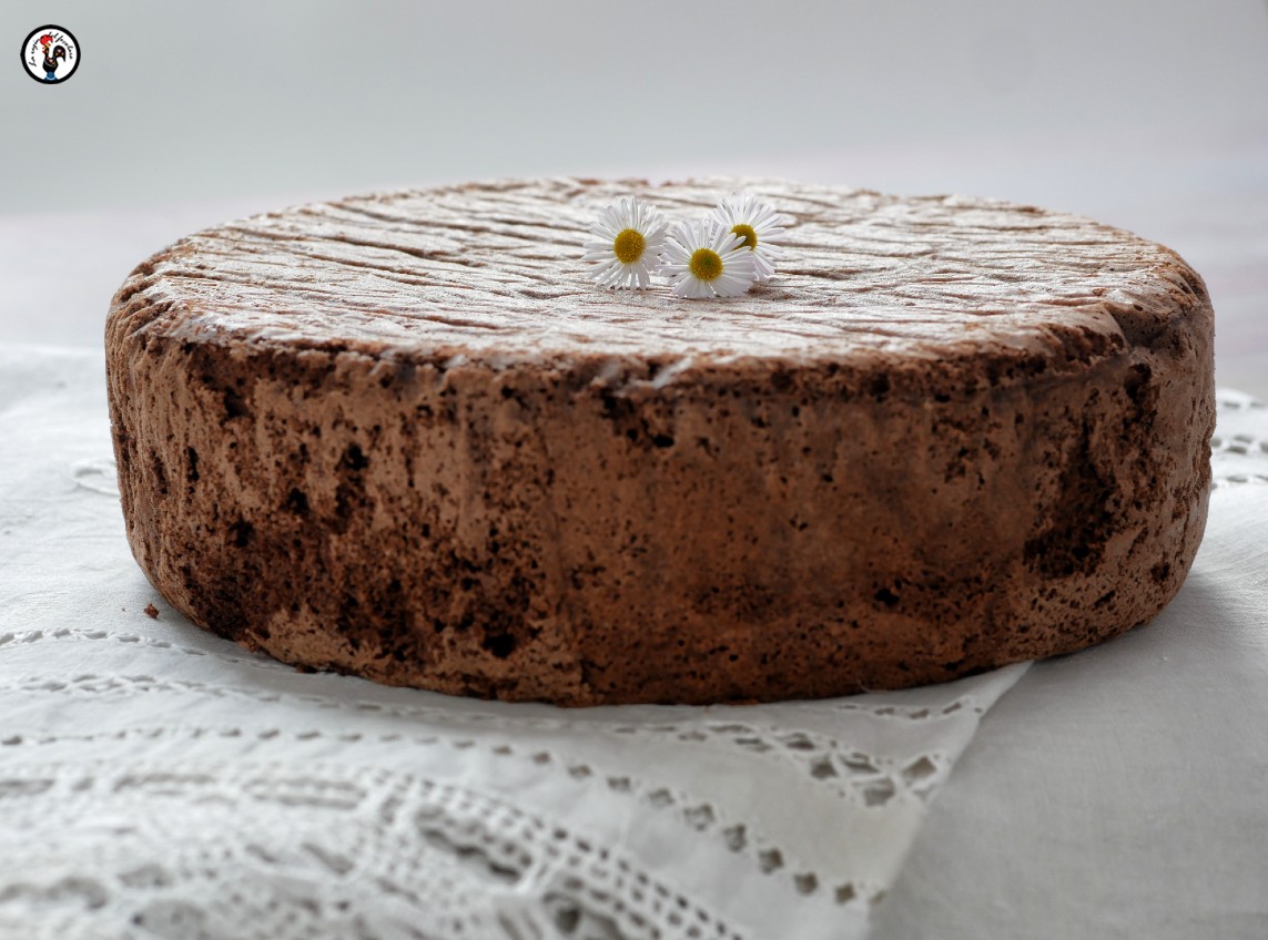 Pan di spagna al cacao alto e soffice