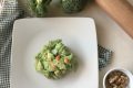 Maltagliati con pesto di broccoli e carote croccanti