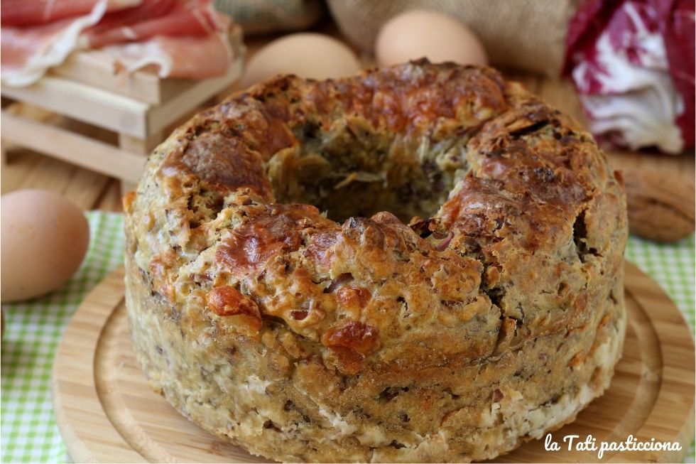 ciambella rustica radicchio speck e noci FOTO BLOG 1