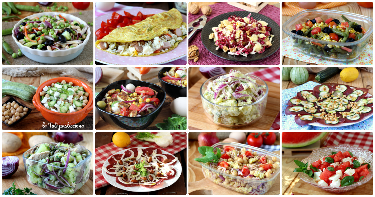 INSALATONE e PIATTI FREDDI Ricette facili veloci e gustose adatte per l