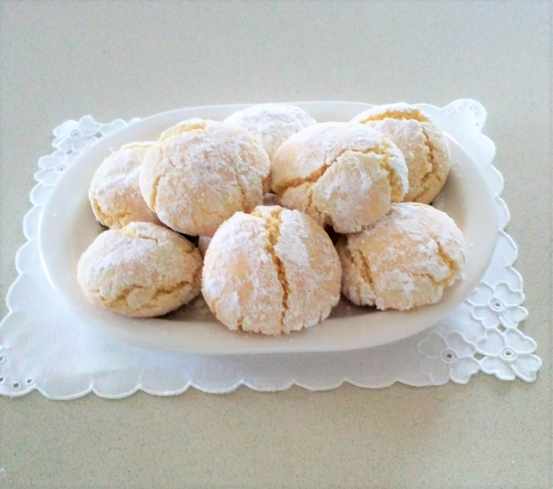 Dolcetti crinkles al limone