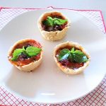 Mini quiche di melanzane con pasta brisee