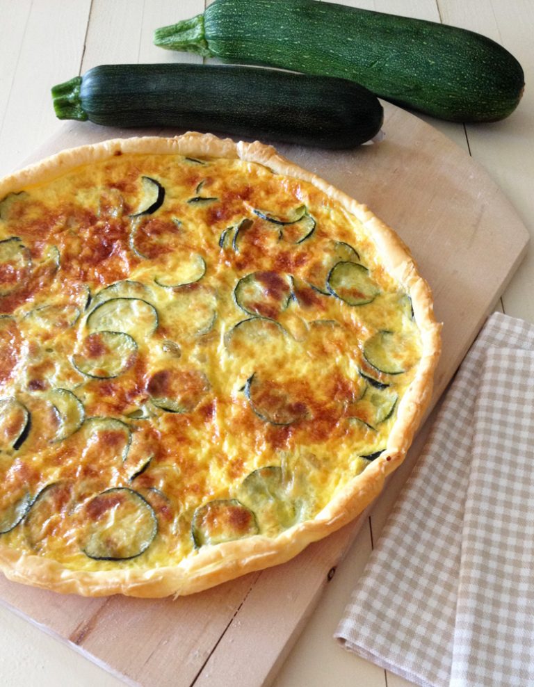 Quiche Di Zucchine Con La Pasta Sfoglia La Tavola Di Gio