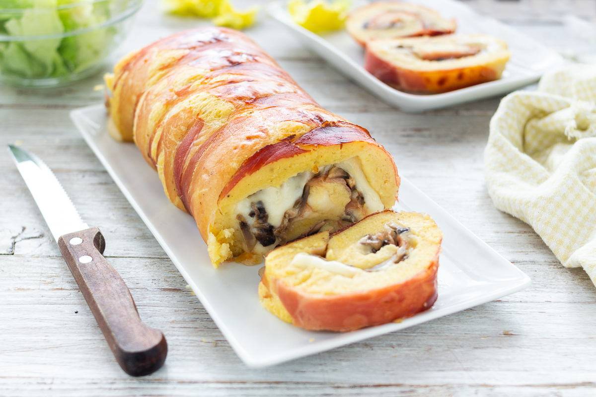 Rotolo Di Patate E Speck Con Funghi E Scamorza Golosissimo E Semplice