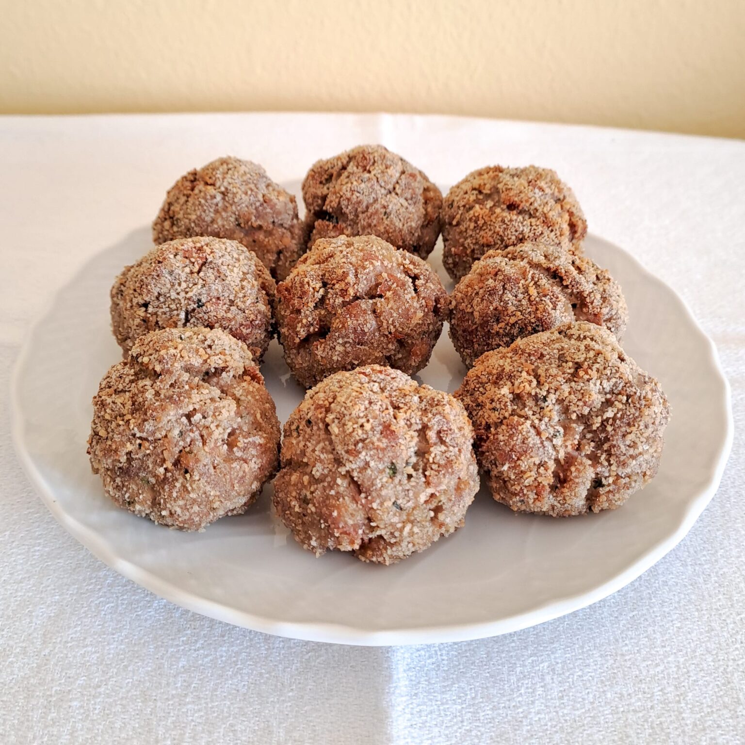 POLPETTE DI CARNE CON MORTADELLA IN FRIGGITRICE AD ARIA - Le Delizie Di ...