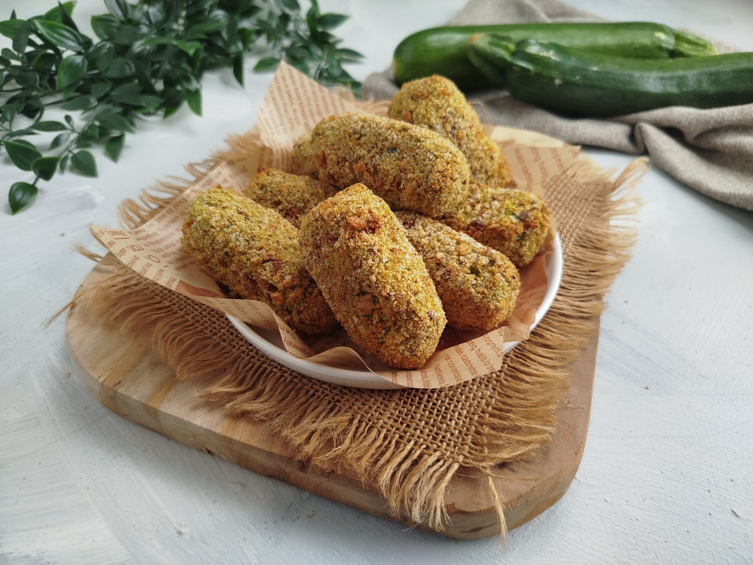 Crocchette di zucchine e ceci
