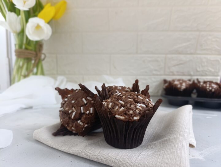 Muffin albumi e cioccolato