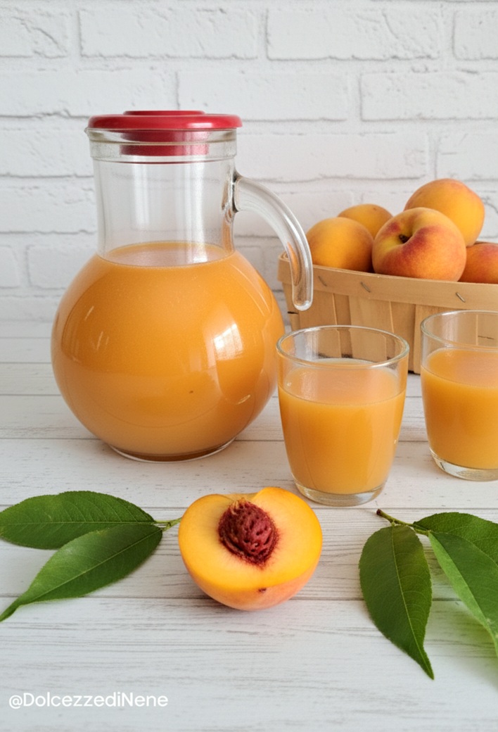succo di frutta alla pesca