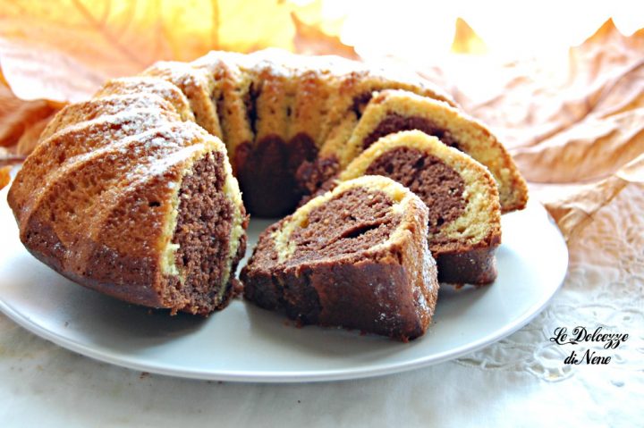 ciambella alla zucca arancia e cacao