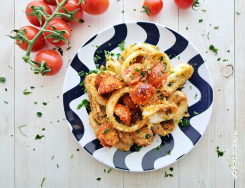 ANELLI DI TOTANO GRATINATI IN FRIGGITRICE AD ARIA