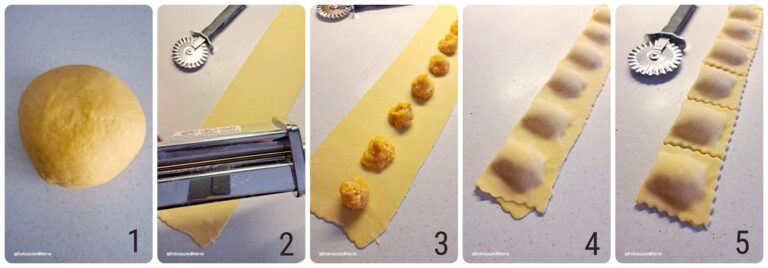TORTELLI DI ZUCCA ravioli fatti in casa - senza amaretti