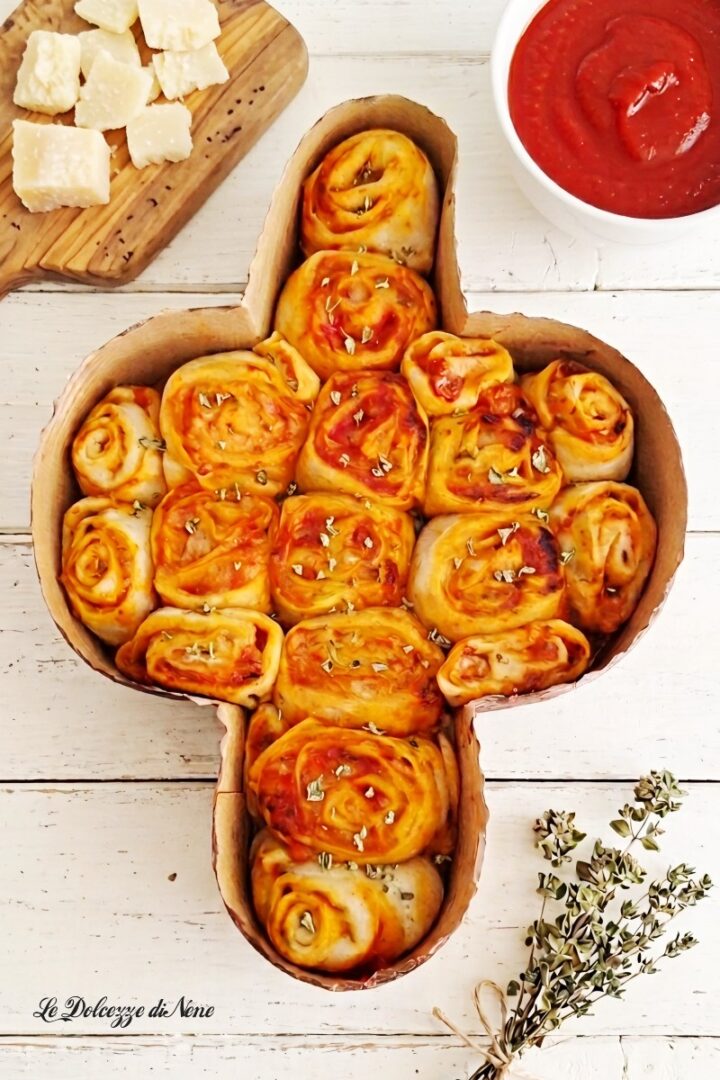 Colomba salata di pasta sfoglia