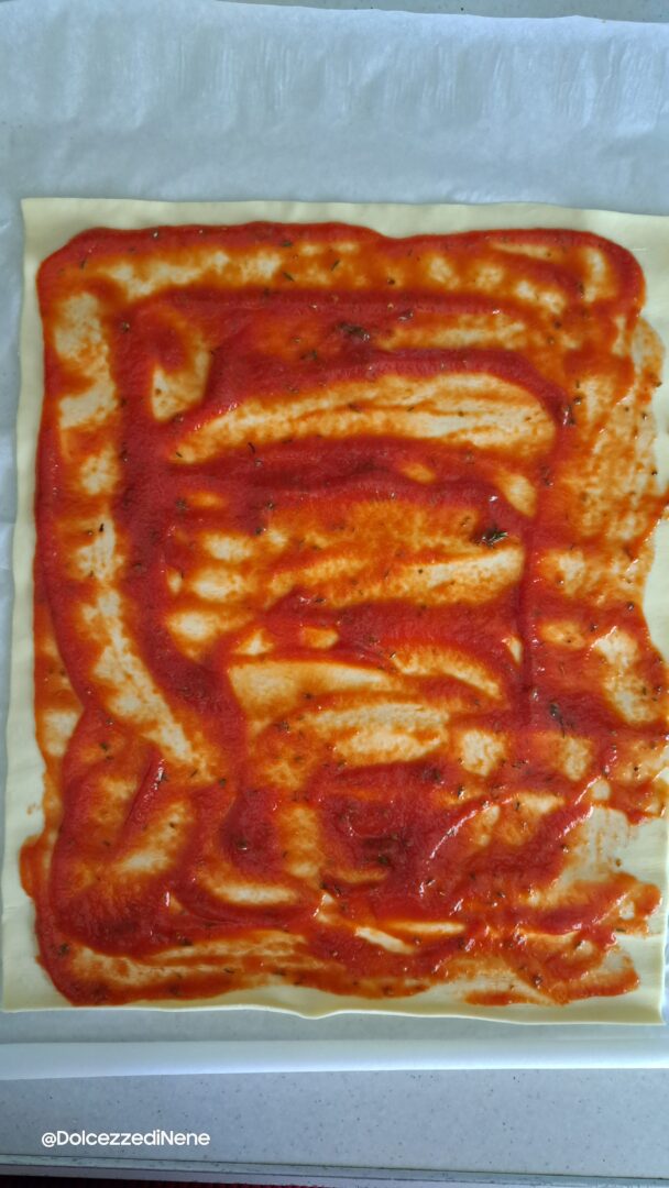 Colomba salata di pasta sfoglia