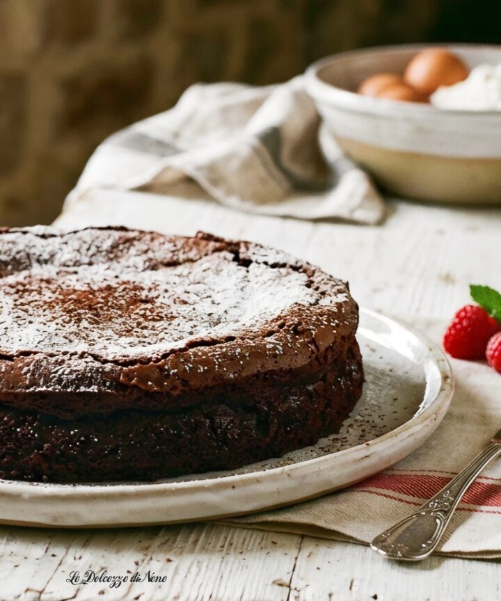 torta tenerina al cioccolato fondente