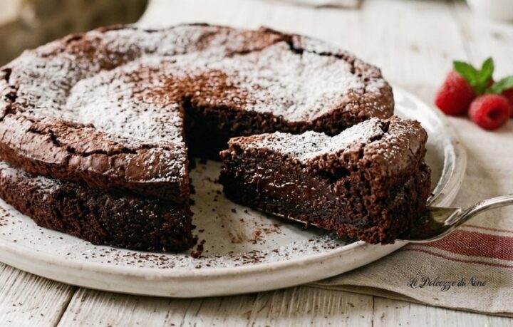 torta tenerina al cioccolato fondente