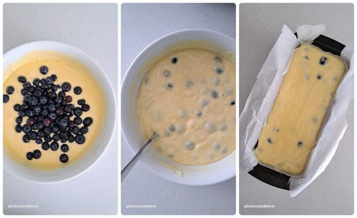 Plumcake allo yogurt e mirtilli