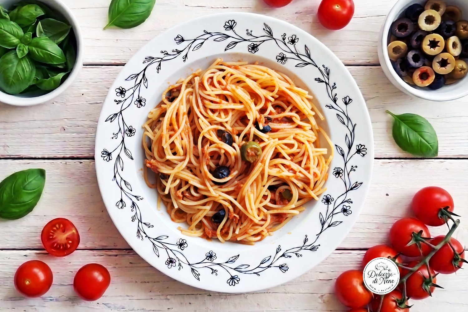 spaghetti alle olive