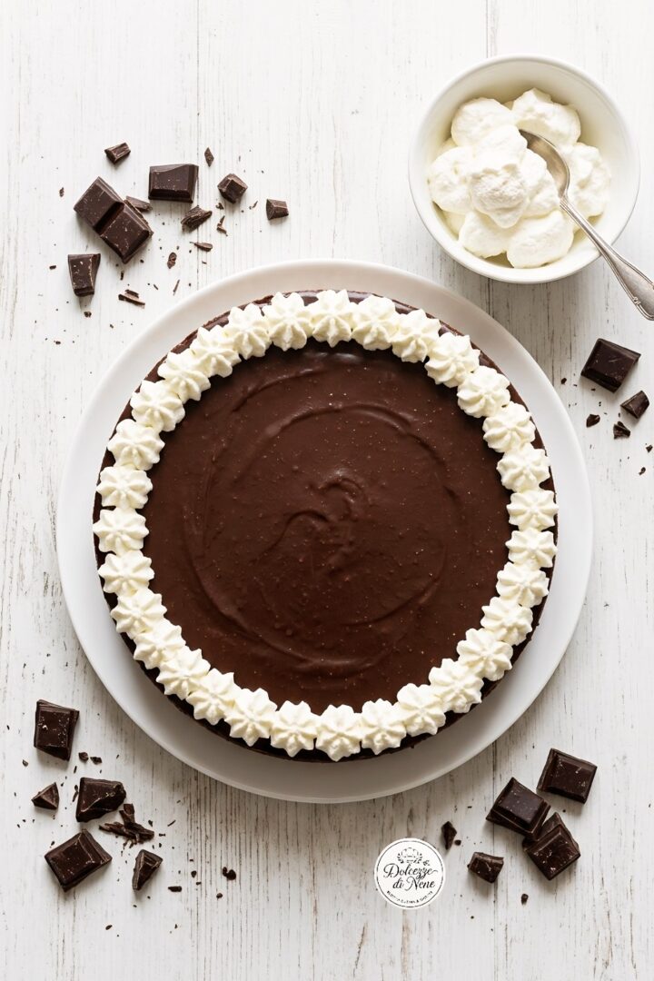 cheesecake al cioccolato senza cottura