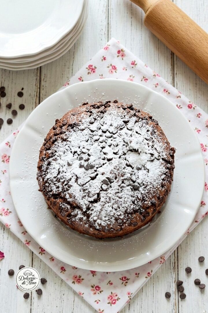 torta al cioccolato senza lattosio e senza uova