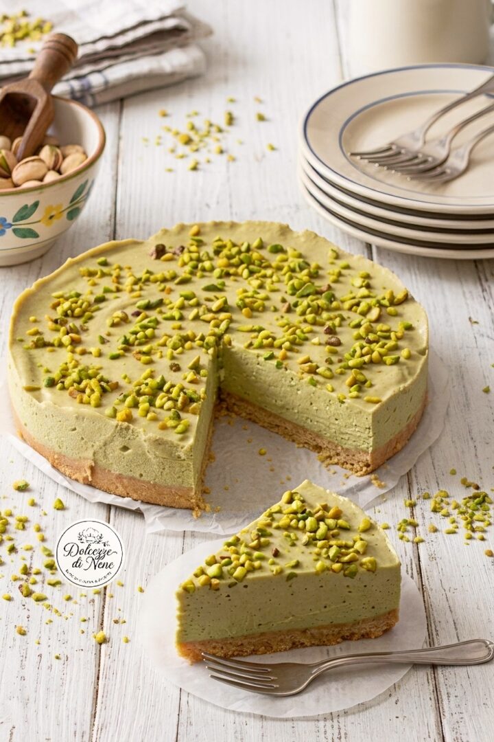 cheesecake al pistacchio