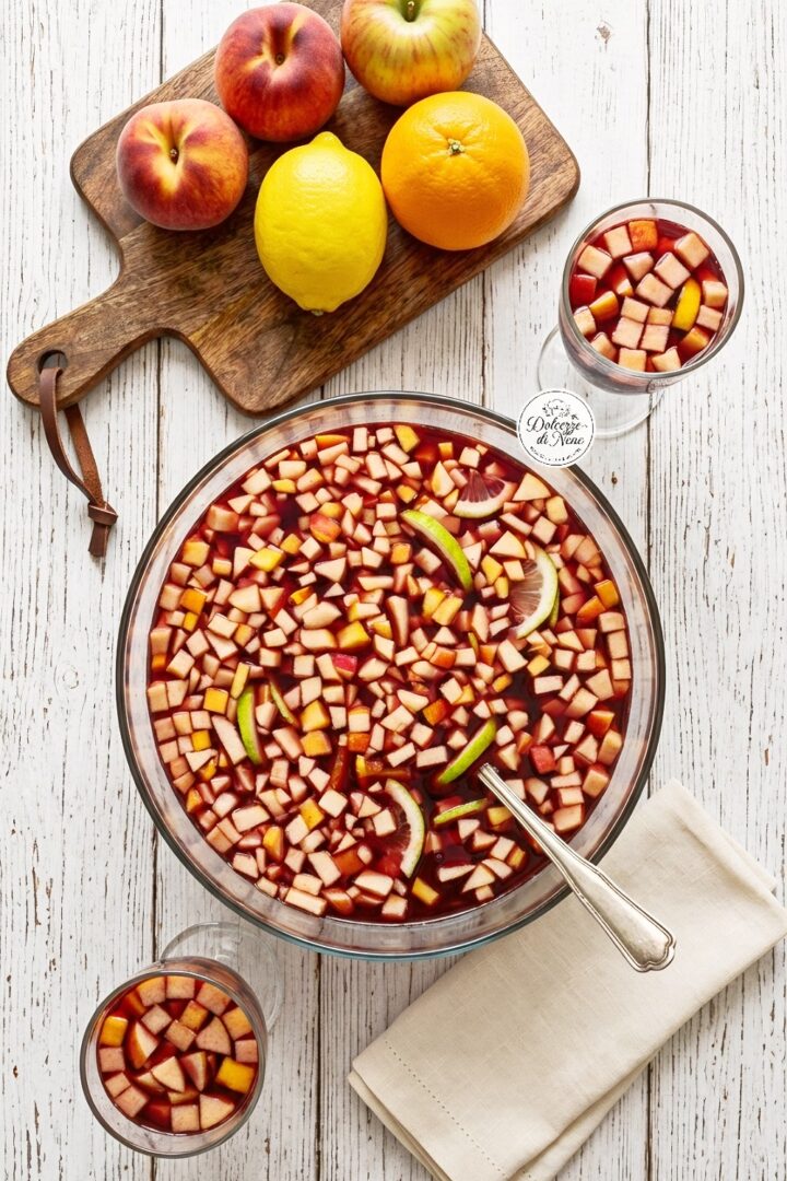 sangria spagnola al vino rosso