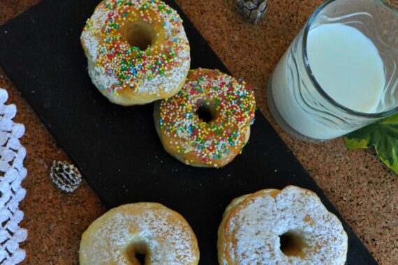 Ciambelle soffici al forno