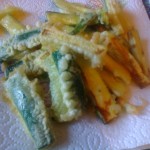 Zucchine fritte pastellate Zucchine fritte pastellate
