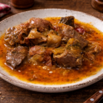 Coratella d’agnello con cipolla