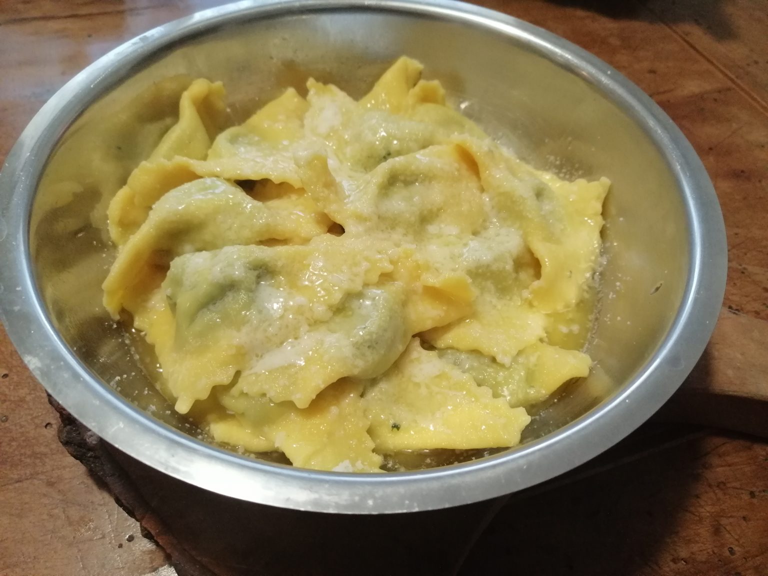 spinaci burro e parmigiano