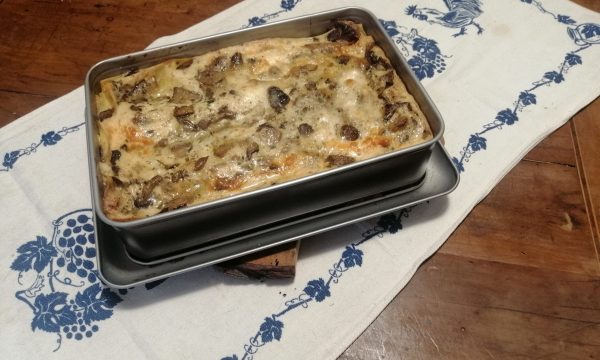 Lasagne ai funghi misti