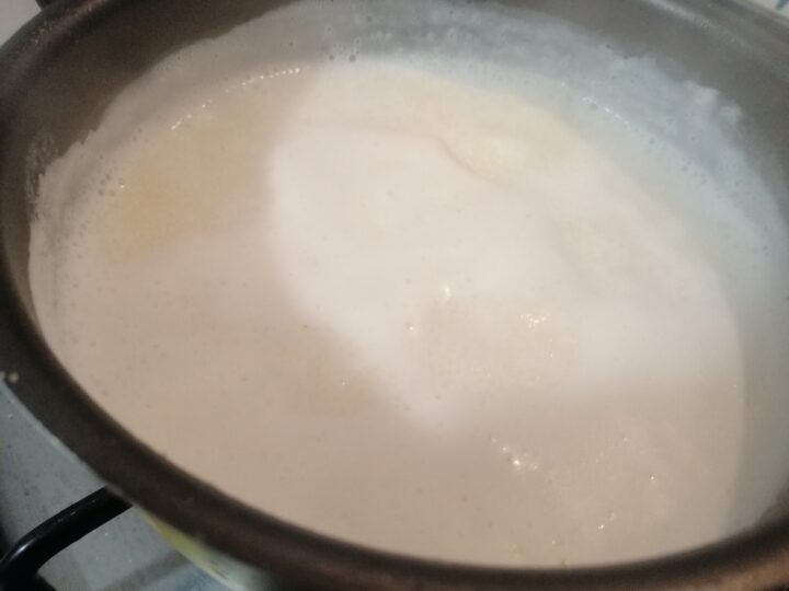 Minestra di semolino al latte
