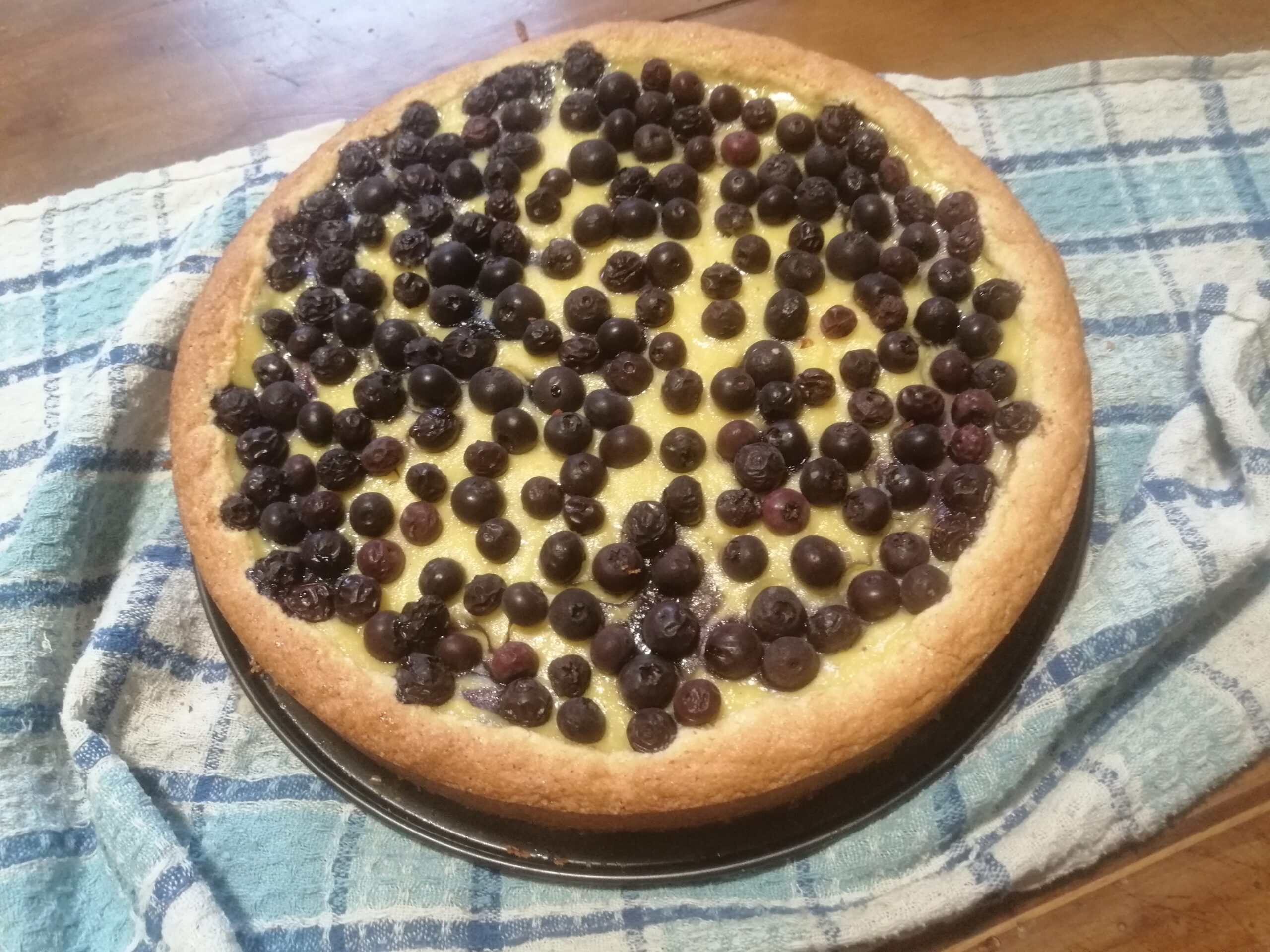 Crostata Con Crema E Mirtilli Le Mie Loverie