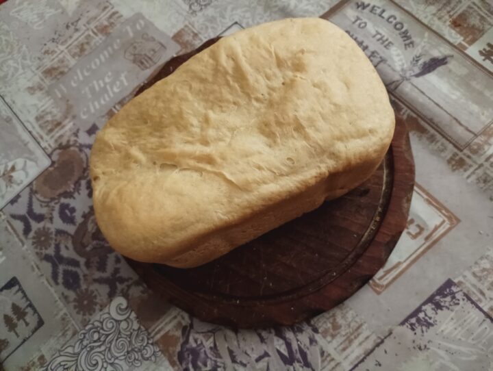 Pane all'olio con macchina del pane