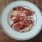 Scaloppine di pollo al lambrusco