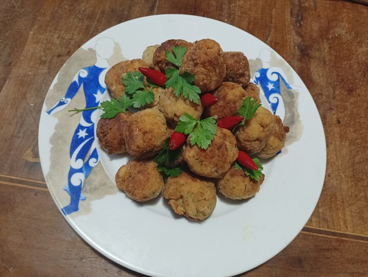 Alberello di Natale di polpette