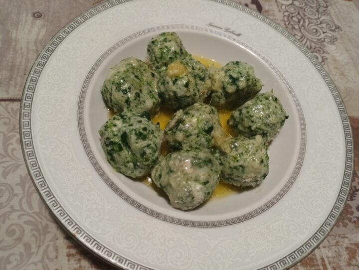 Gnudi al burro e parmigiano